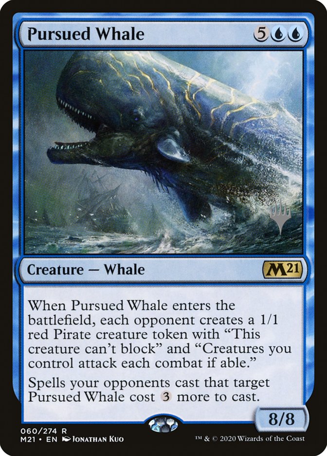 Pursued Whale (Promo Pack) [Core Set 2021 Promos] | Eastridge Sports Cards & Games