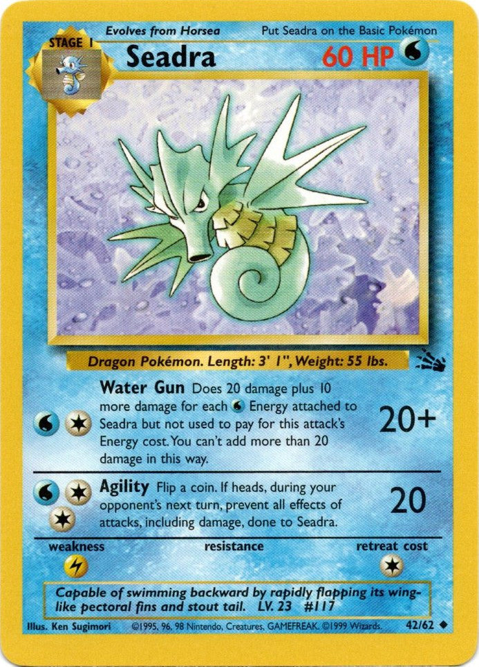 Seadra (42/62) [Fossil Unlimited] | Eastridge Sports Cards & Games