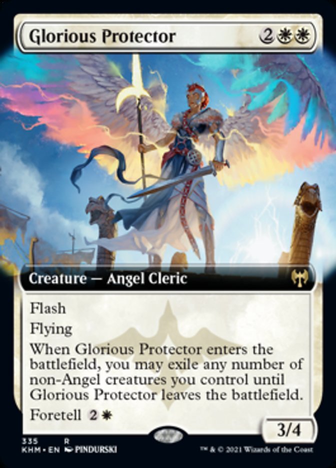 Glorious Protector (Extended Art) [Kaldheim] | Eastridge Sports Cards & Games