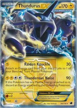 Thundurus EX (38/116) (Plasma Power - Haruto Kobayashi) [World Championships 2014] | Eastridge Sports Cards & Games