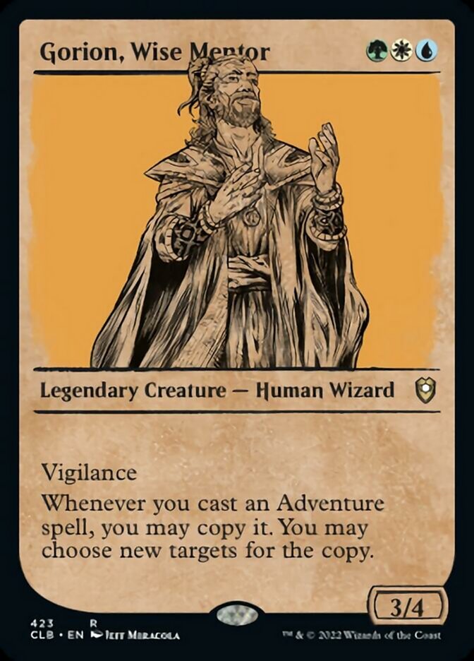 Gorion, Wise Mentor (Showcase) [Commander Legends: Battle for Baldur's Gate] | Eastridge Sports Cards & Games