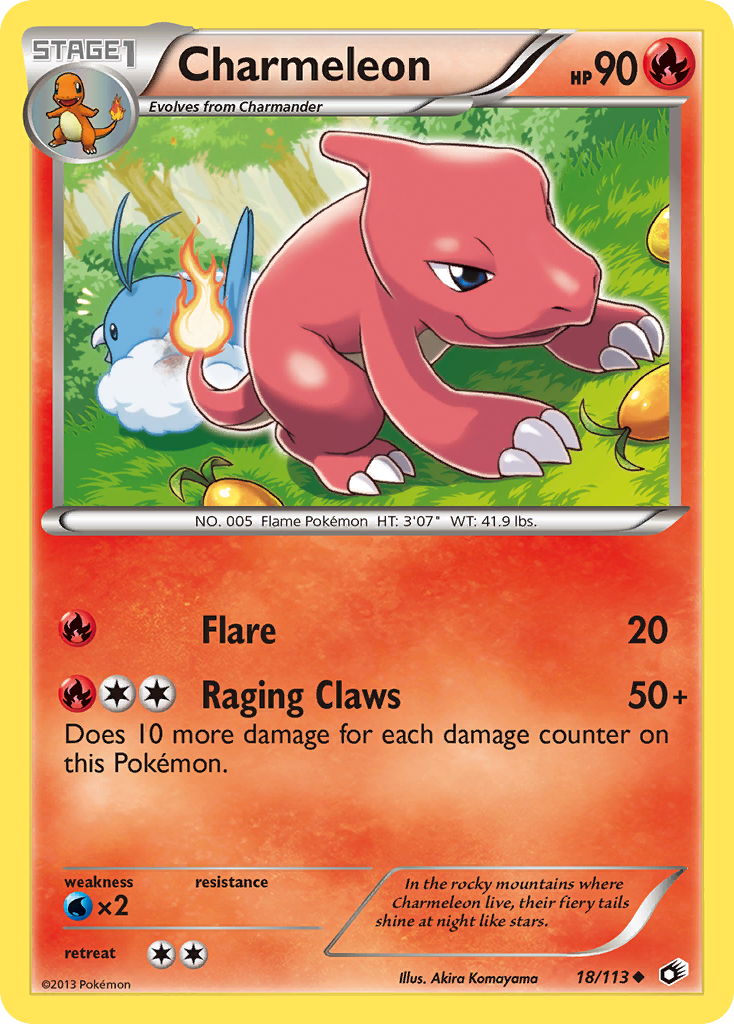 Charmeleon (18/113) [Black & White: Legendary Treasures] | Eastridge Sports Cards & Games