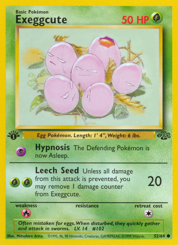 Exeggcute (52/64) [Jungle 1st Edition] | Eastridge Sports Cards & Games