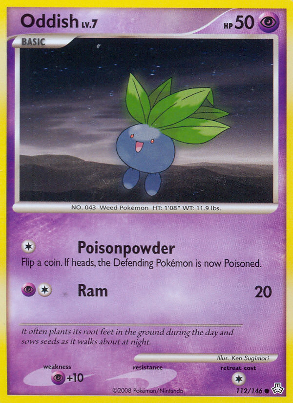 Oddish (112/146) [Diamond & Pearl: Legends Awakened] | Eastridge Sports Cards & Games