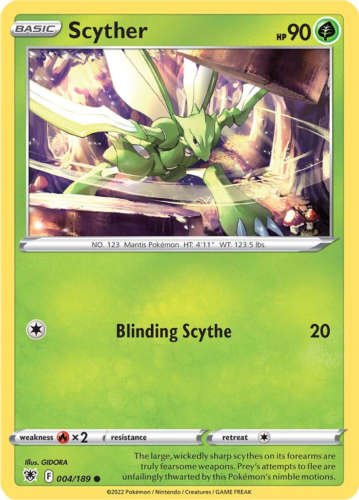 Scyther (004/189) [Sword & Shield: Astral Radiance] | Eastridge Sports Cards & Games