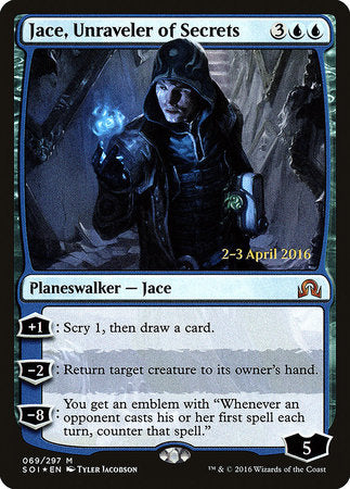 Jace, Unraveler of Secrets [Shadows over Innistrad Promos] | Eastridge Sports Cards & Games