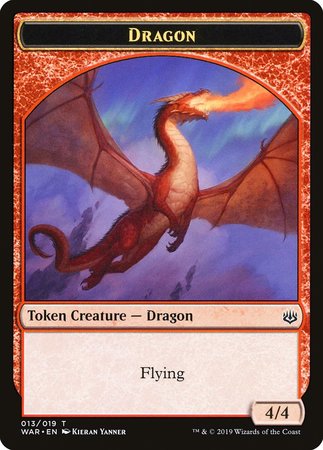 Dragon Token [War of the Spark Tokens] | Eastridge Sports Cards & Games