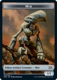 Myr (024) // Shapeshifter Double-sided Token [Double Masters Tokens] | Eastridge Sports Cards & Games