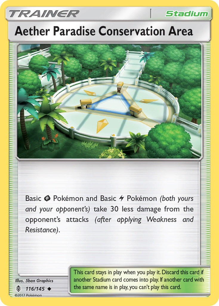Aether Paradise Conservation Area (116/145) [Sun & Moon: Guardians Rising] | Eastridge Sports Cards & Games