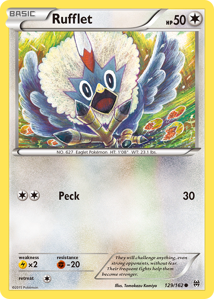 Rufflet (129/162) [XY: BREAKthrough] | Eastridge Sports Cards & Games