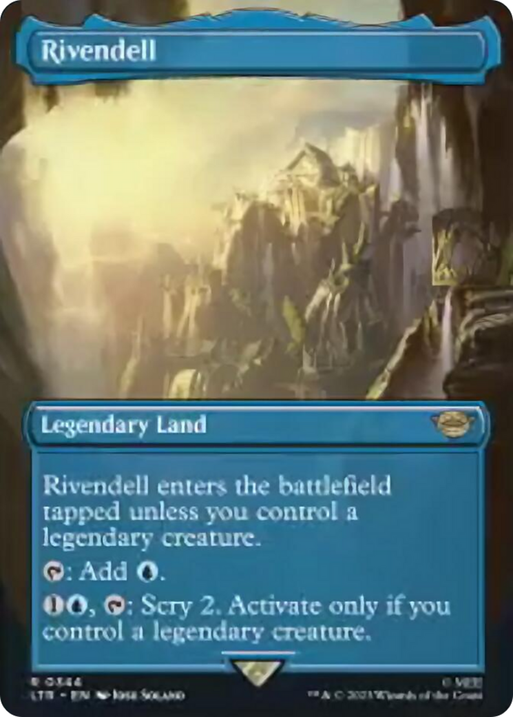 Rivendell (Borderless Alternate Art) [The Lord of the Rings: Tales of Middle-Earth] | Eastridge Sports Cards & Games