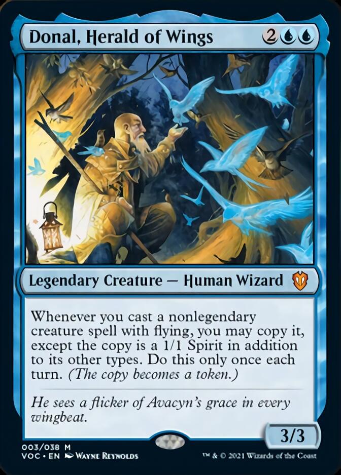 Donal, Herald of Wings [Innistrad: Crimson Vow Commander] | Eastridge Sports Cards & Games