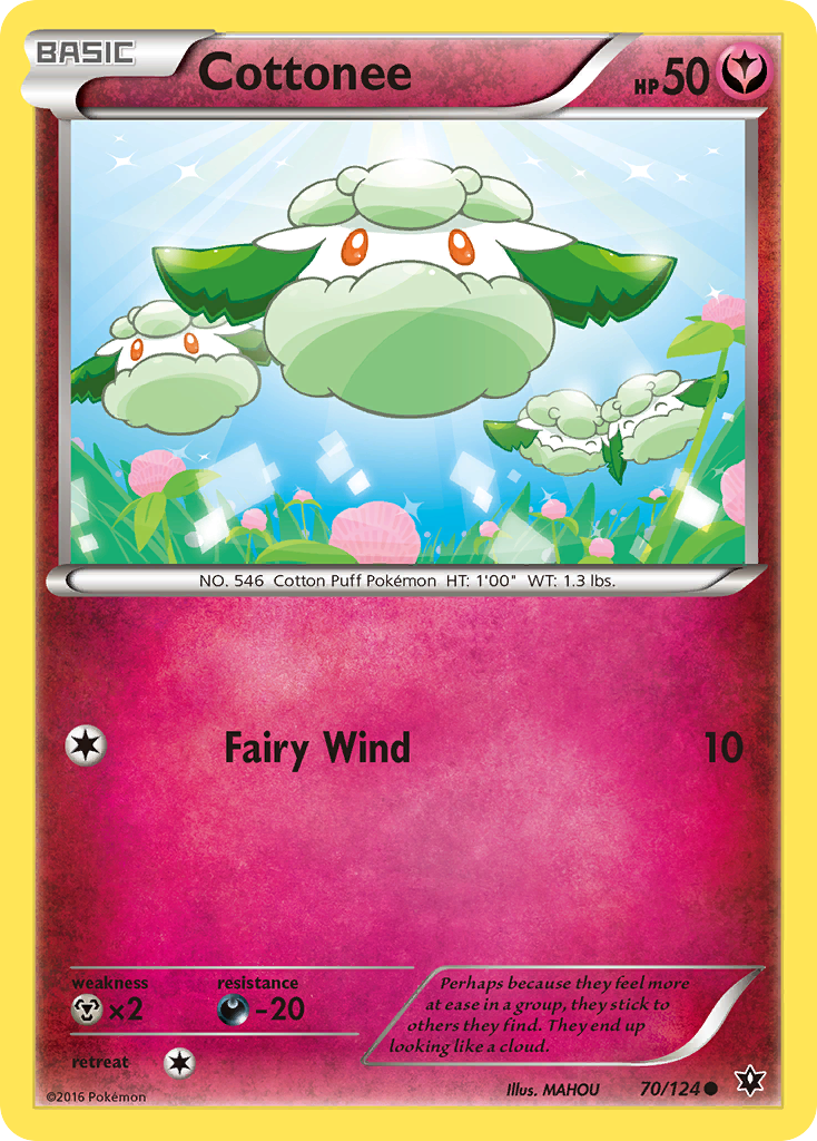 Cottonee (70/124) [XY: Fates Collide] | Eastridge Sports Cards & Games