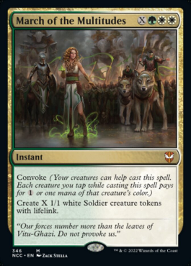 March of the Multitudes [Streets of New Capenna Commander] | Eastridge Sports Cards & Games