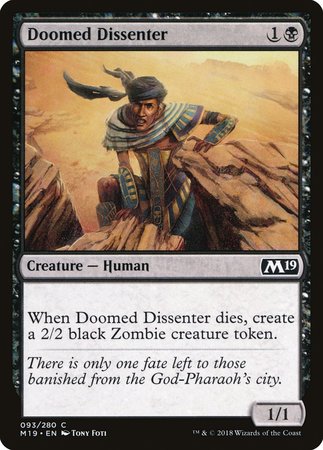 Doomed Dissenter [Core Set 2019] | Eastridge Sports Cards & Games