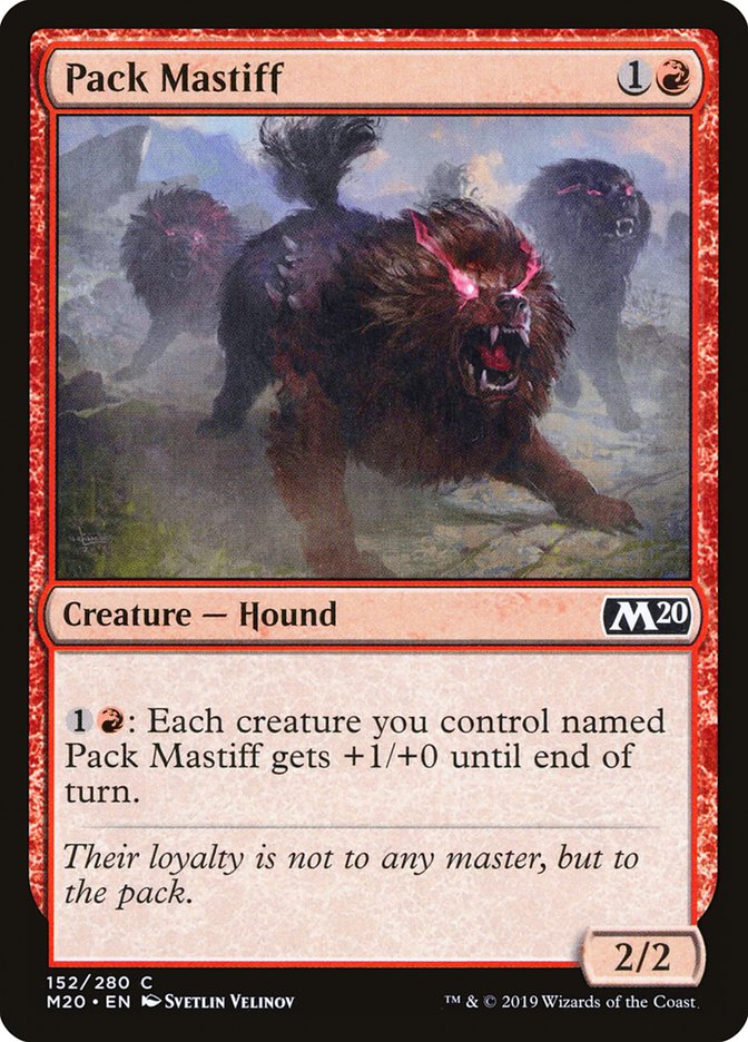 Pack Mastiff [Core Set 2020] | Eastridge Sports Cards & Games