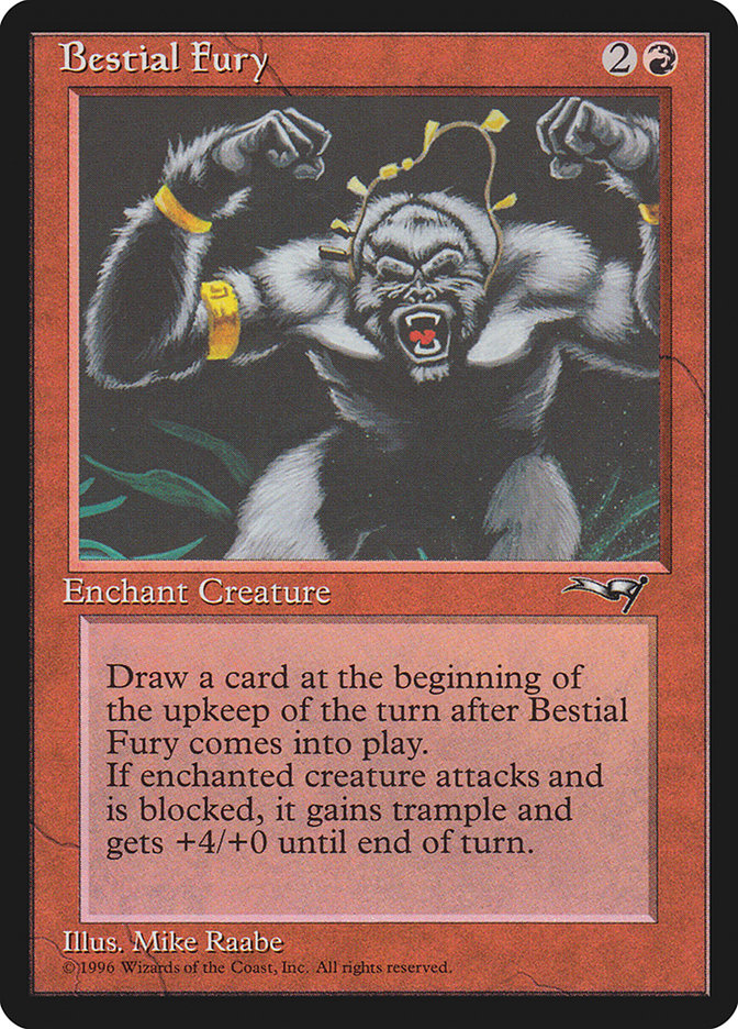 Bestial Fury (Fists Raised) [Alliances] | Eastridge Sports Cards & Games