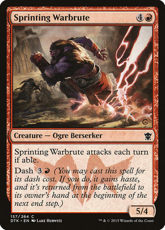 Sprinting Warbrute [Dragons of Tarkir] | Eastridge Sports Cards & Games