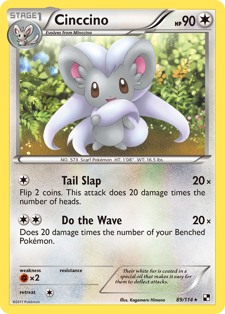 Cinccino (89/114) [Black & White: Base Set] | Eastridge Sports Cards & Games