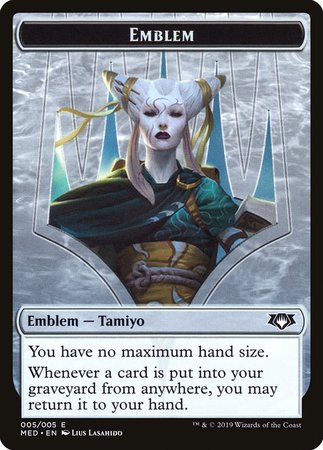 Emblem - Tamiyo, the Moon Sage [Mythic Edition Tokens] | Eastridge Sports Cards & Games