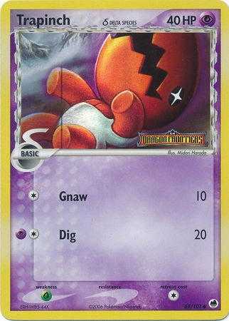 Trapinch (68/101) (Delta Species) (Stamped) [EX: Dragon Frontiers] | Eastridge Sports Cards & Games