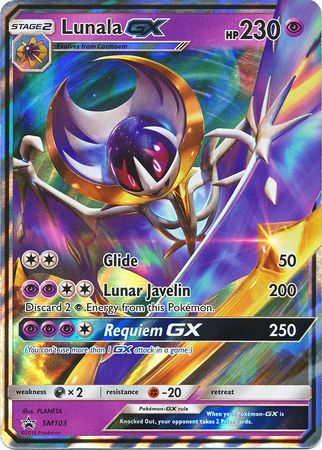 Lunala GX (SM103) (Jumbo Card) [Sun & Moon: Black Star Promos] | Eastridge Sports Cards & Games