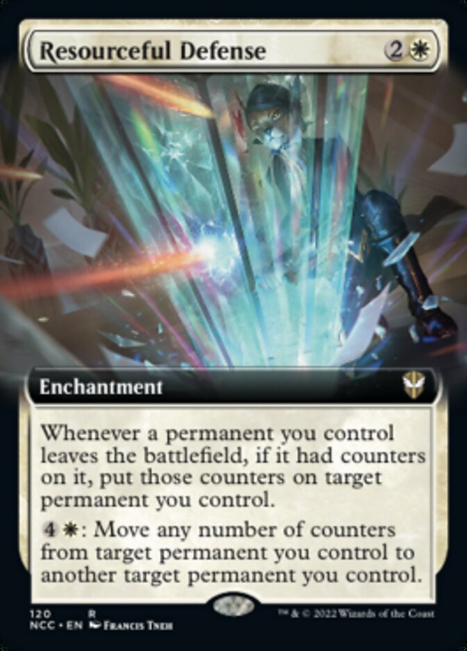 Resourceful Defense (Extended Art) [Streets of New Capenna Commander] | Eastridge Sports Cards & Games