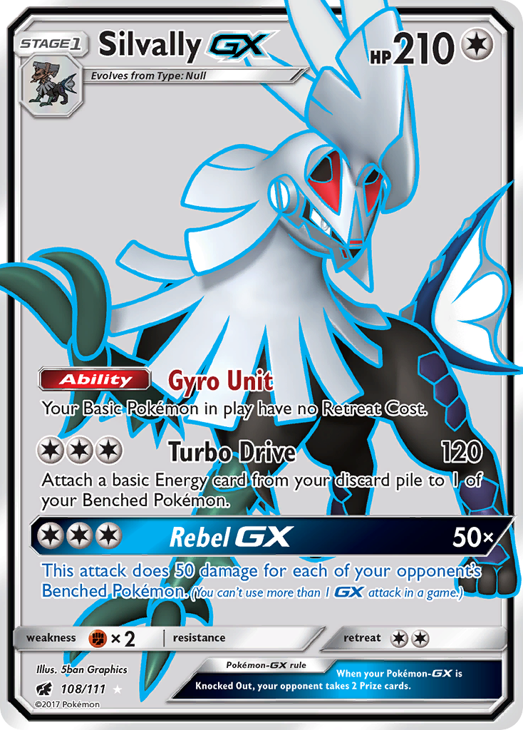 Silvally GX (108/111) [Sun & Moon: Crimson Invasion] | Eastridge Sports Cards & Games