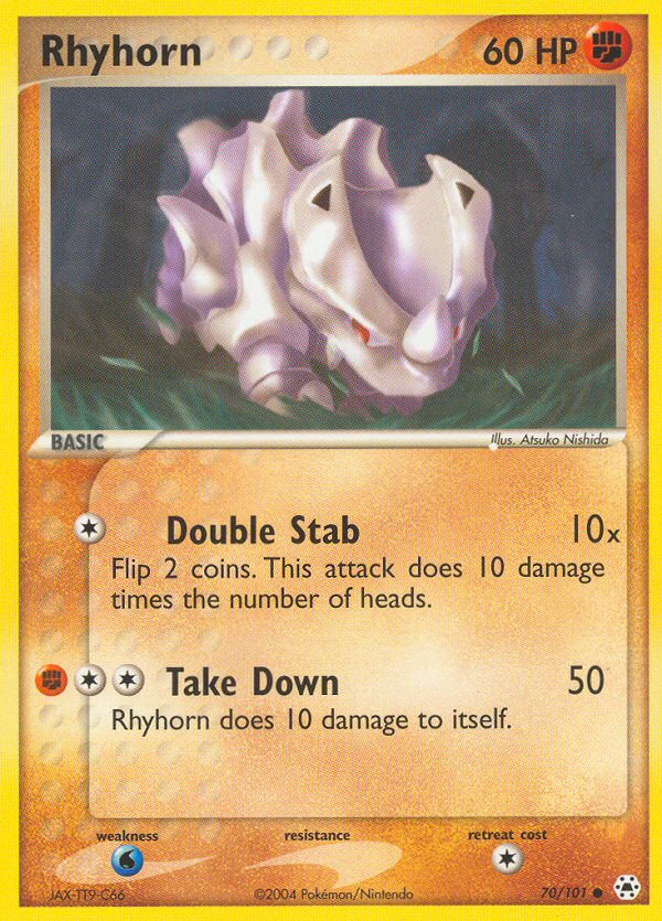 Rhyhorn (70/101) [EX: Hidden Legends] | Eastridge Sports Cards & Games