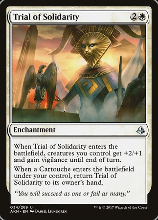 Trial of Solidarity [Amonkhet] | Eastridge Sports Cards & Games