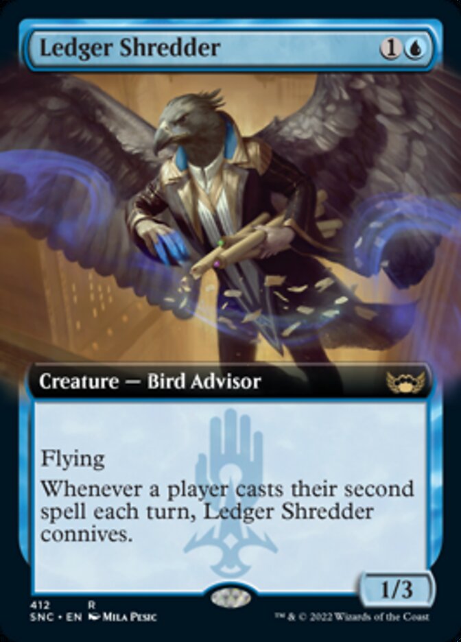 Ledger Shredder (Extended Art) [Streets of New Capenna] | Eastridge Sports Cards & Games