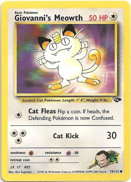Giovanni's Meowth (74/132) [Gym Challenge Unlimited] | Eastridge Sports Cards & Games