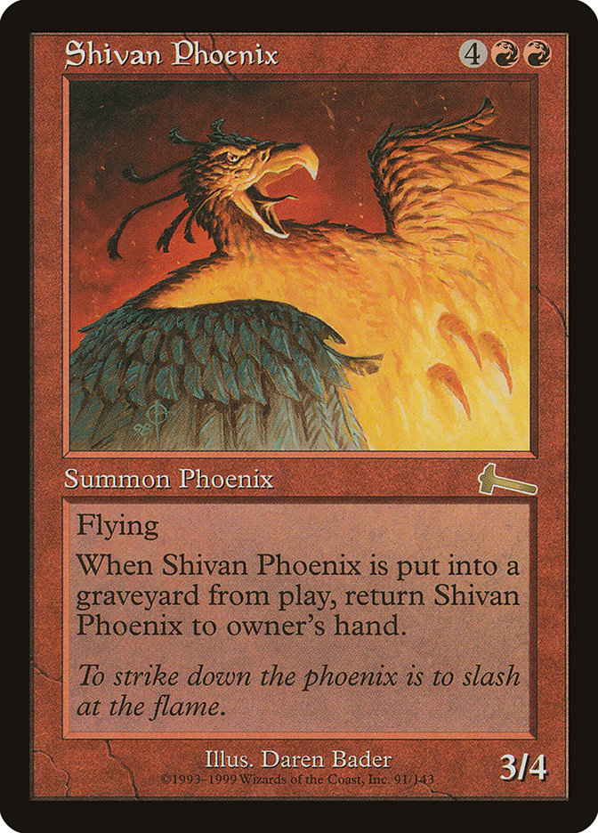 Shivan Phoenix [Urza's Legacy] | Eastridge Sports Cards & Games