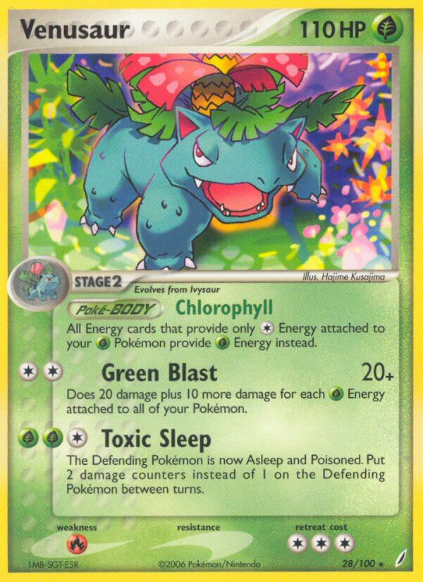 Venusaur (28/100) (Theme Deck Exclusive) [EX: Crystal Guardians] | Eastridge Sports Cards & Games