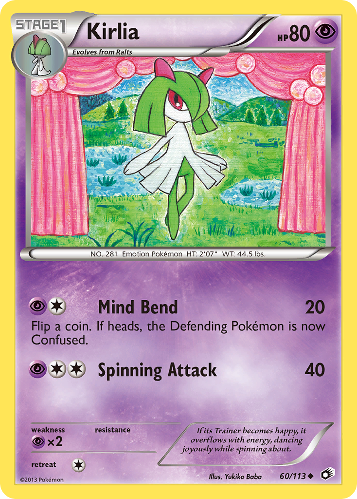 Kirlia (60/113) [Black & White: Legendary Treasures] | Eastridge Sports Cards & Games