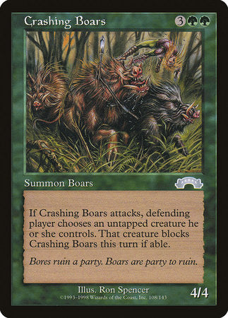 Crashing Boars [Exodus] | Eastridge Sports Cards & Games