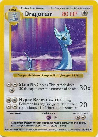 Dragonair (18/102) [Base Set Shadowless Unlimited] | Eastridge Sports Cards & Games