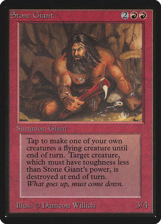 Stone Giant [Limited Edition Beta] | Eastridge Sports Cards & Games
