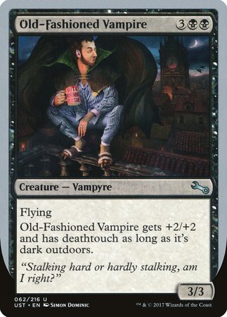 Old-Fashioned Vampire [Unstable] | Eastridge Sports Cards & Games