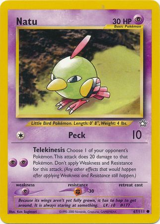 Natu (67/111) [Neo Genesis Unlimited] | Eastridge Sports Cards & Games