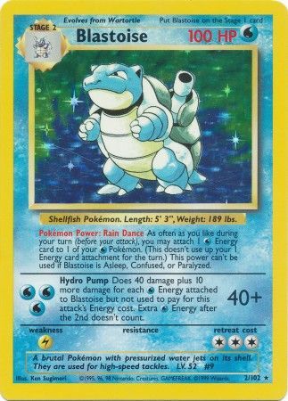 Blastoise (2/102) [Base Set Unlimited] | Eastridge Sports Cards & Games