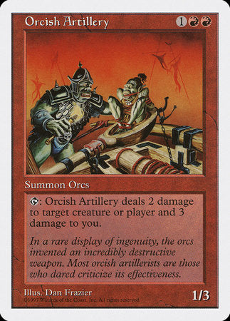Orcish Artillery [Fifth Edition] | Eastridge Sports Cards & Games
