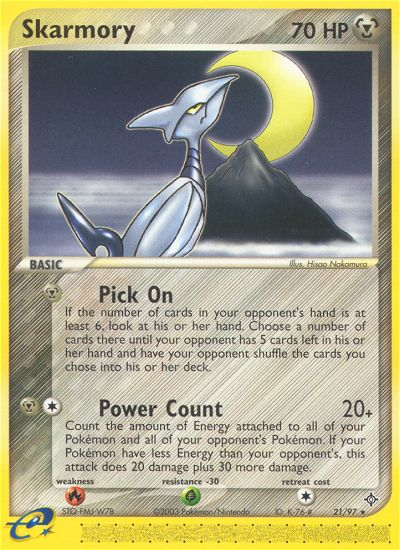 Skarmory (21/97) [EX: Dragon] | Eastridge Sports Cards & Games