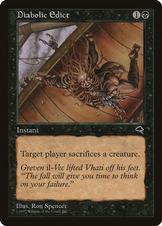 Diabolic Edict [Tempest] | Eastridge Sports Cards & Games