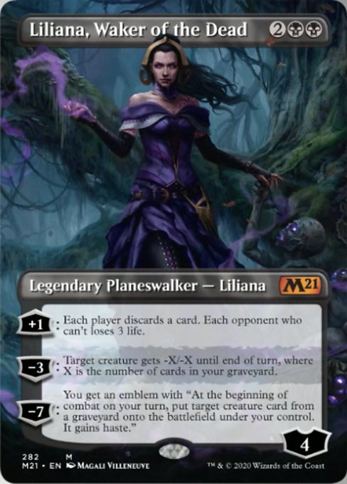 Liliana, Waker of the Dead (Borderless) [Core Set 2021] | Eastridge Sports Cards & Games