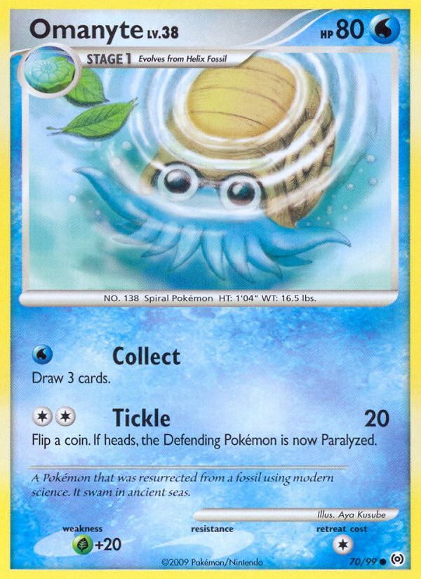 Omanyte (70/99) [Platinum: Arceus] | Eastridge Sports Cards & Games