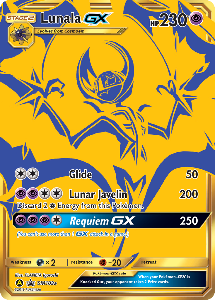 Lunala GX (SM103a) [Sun & Moon: Black Star Promos] | Eastridge Sports Cards & Games