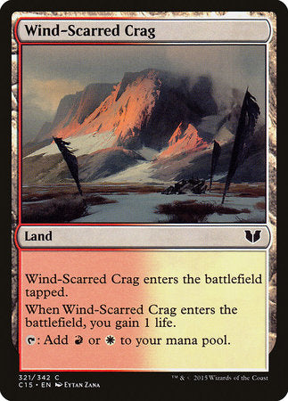 Wind-Scarred Crag [Commander 2015] | Eastridge Sports Cards & Games