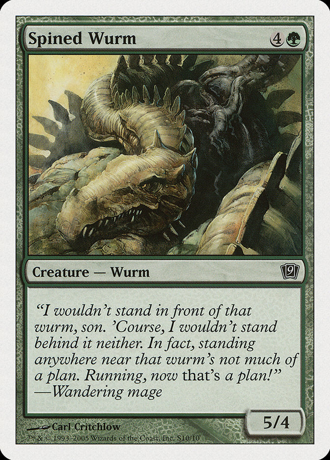 Spined Wurm [Ninth Edition] | Eastridge Sports Cards & Games