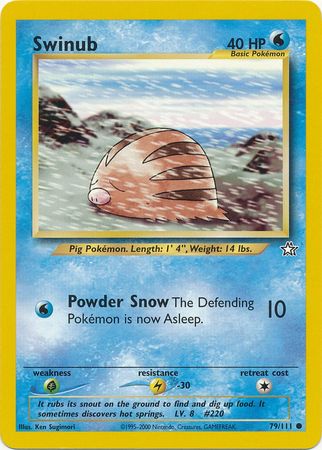 Swinub (79/111) [Neo Genesis Unlimited] | Eastridge Sports Cards & Games